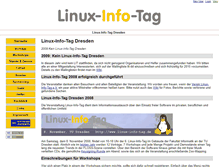 Tablet Screenshot of linux-info-tag.de